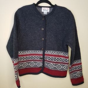Vintage Tally-HO Creation Wool Cardigan Jacket